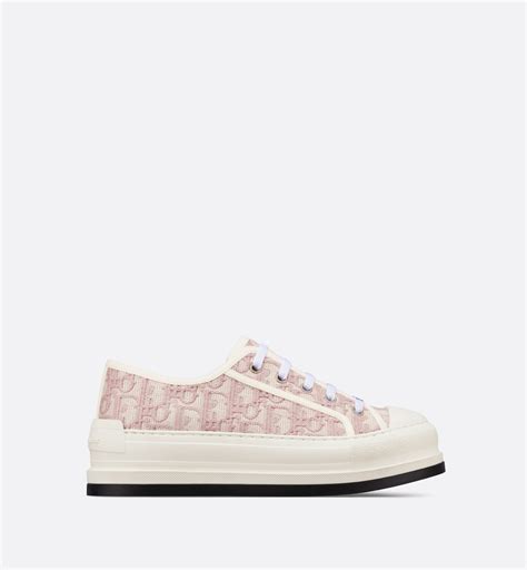 pink dior fabric for shoes|light pink Dior sneakers.